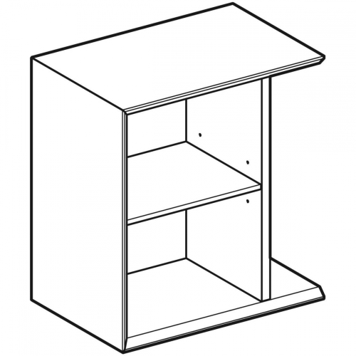 Geberit iCon oldalelem, 37x40x24.5cm, Fehér/Matt bevonat 502.324.01.3