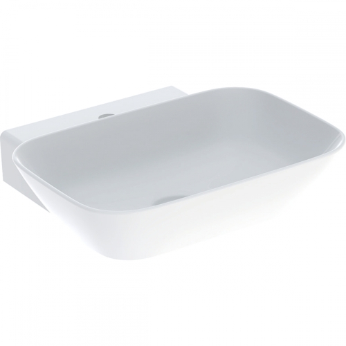 Geberit ONE 50x42,5 cm KeraTect pultra ültethető mosdó csaplyuk nélkül, fehér 505.041.01.6