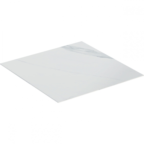 Geberit ONE kőanyag burkolat oldalsó szekrényhez és polcelemhez, 45x0.4x46.5cm, márványhatású/fehér 505.081.00.1