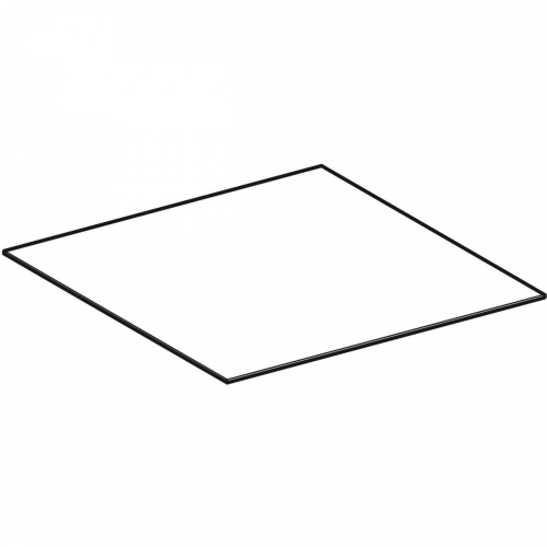 Geberit ONE kőanyag burkolat oldalsó szekrényhez és polcelemhez, 45x0.4x46.5cm, márványhatású/fehér 505.081.00.1