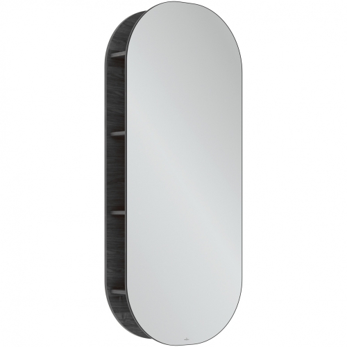 Villeroy & Boch Antheus tükrös polc, black ash B30600PW