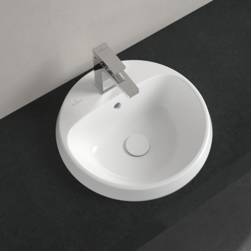 Villeroy & Boch Architectura 45 cm beépíthető mosdó túlfolyóval CeramicPlus felülettel 5A6545R1