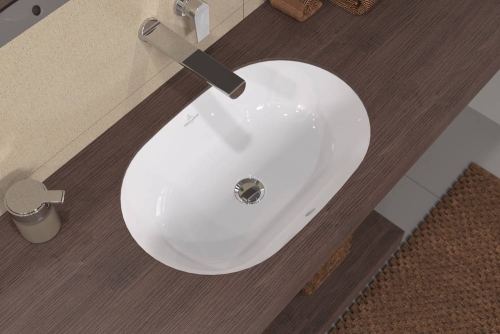Villeroy & Boch Architectura 57x37,5 cm alulról beépíthető mosdó túlfolyóval CeramicPlus felülettel 5A7660R1