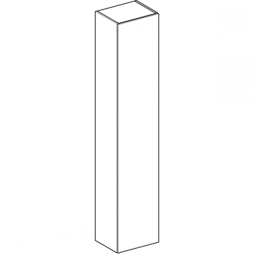 Geberit ONE magas szekrény, egy ajtóval, 36x180x29.1cm, fehér/matt bevonat 505.083.00.2