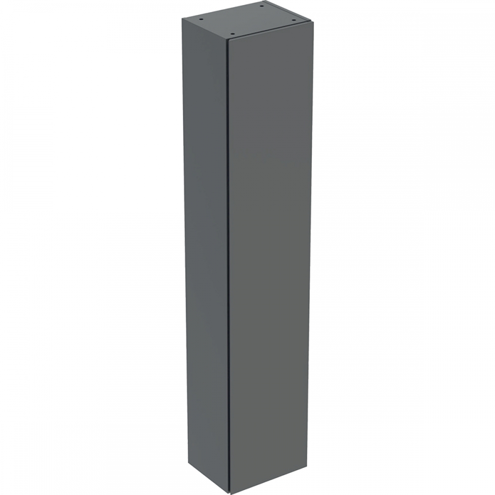 Geberit ONE magas szekrény, egy ajtóval, 36x180x29.1cm, láva/matt bevonat 505.083.00.3