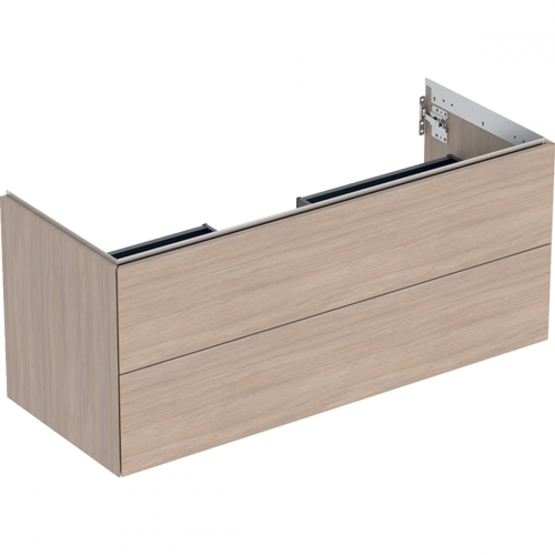 Geberit ONE alsó szekrény mosdóhoz, két fiókkal, 120x50.4x47cm, tölgy/melaminos faszerkezet 505.265.00.5