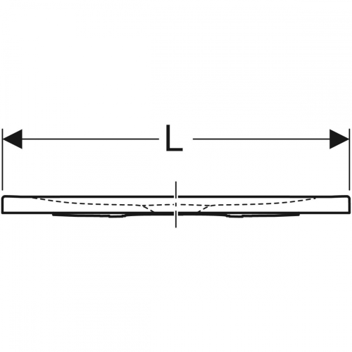 Geberit Nemea szögletes zuhanytálca, fényes akril, 140x80 cm 550.577.00.1