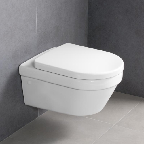 Villeroy & Boch Architectura perem nélküli fali wc ülőkével CeramicPlus felülettel 4694HRR1