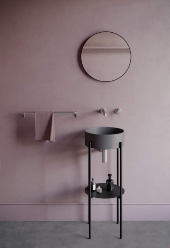 Deante Silia mosdó állvány, fekete CKS_N36A