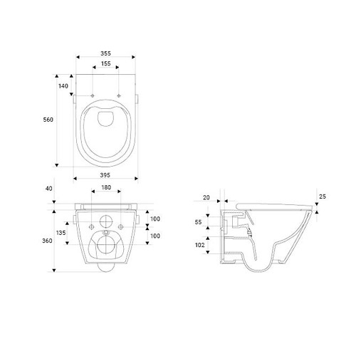 Cersanit (MEISSEN-KERAMIK) Genera manual bidé funkciós okos wc ülőkével S701-510