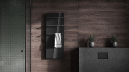 AREZZO design ONYX BLACK 3 elektromos törölközőszárító radiátor AR-ONYX3MB