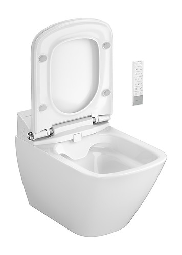 Cersanit (MEISSEN-KERAMIK) Genera Comfort bidé funkciós szögletes okos wc ülőkével S701-512