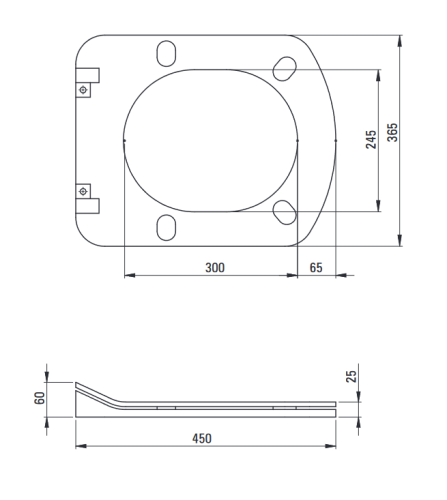 Deante Silia 6 in 1 falsík alatti wc szett CDZA6ZPW