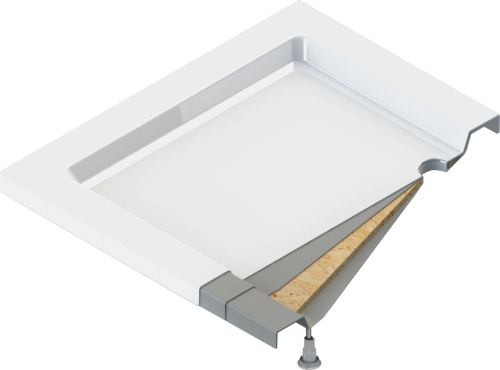 Deante Jasmin 120x80 cm téglalap alapú akril zuhanytálca KGJ_044B