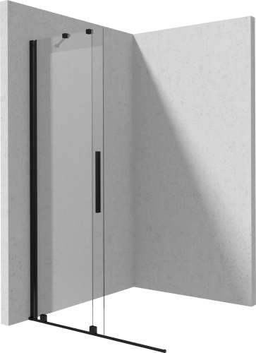 Deante PRIZMA 100 cm Walk-in tolóajtós zuhanyfal, nero KTJ_N30R