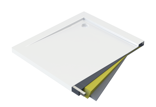 Deante Kerria Plus 80x90 cm téglalap alapú akril zuhanytálca KTS_049B