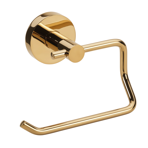 Sapho BEMETA BRILO fali WC-papírtartó, 140x95x90mm, arany 161112042