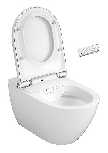 Cersanit (MEISSEN-KERAMIK) Genera Ultimate bidé funkciós ovális okos wc ülőkével, fehér takarópanel S701-513
