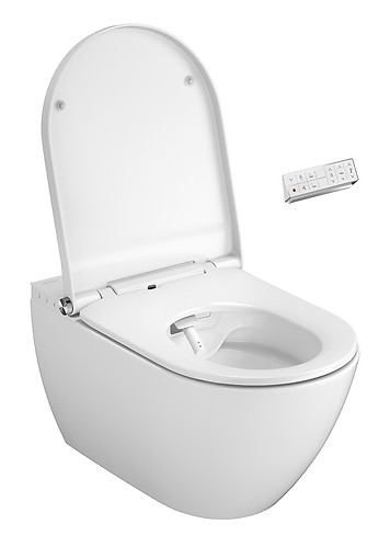 Cersanit (MEISSEN-KERAMIK) Genera Ultimate bidé funkciós ovális okos wc ülőkével, fehér takarópanel S701-513