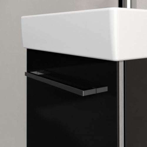 Villeroy & Boch Avento alsószekrény balos zsanér Crystal Black A87600B3