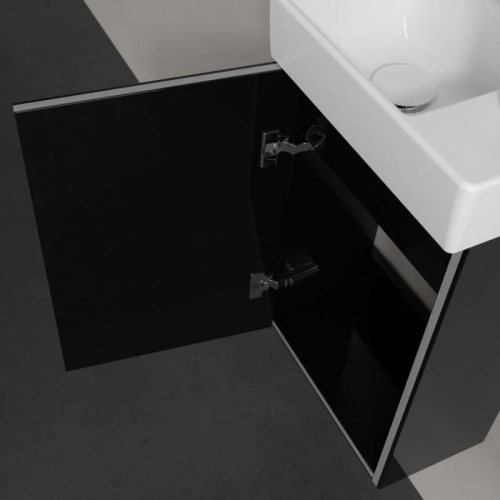 Villeroy & Boch Avento alsószekrény balos zsanér Crystal Black A87600B3