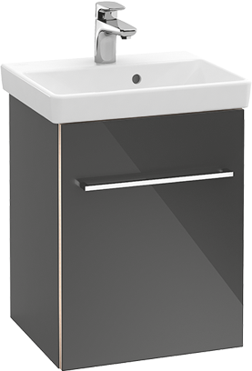 Villeroy & Boch Avento alsószekrény jobbos zsanér Crystal Grey A88701B1