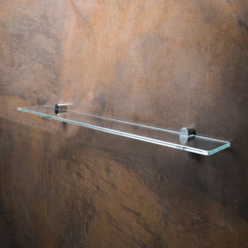 Sapho BEMETA ORGANIC fali polctartó, 600x40x116mm, króm/üveg 157102241