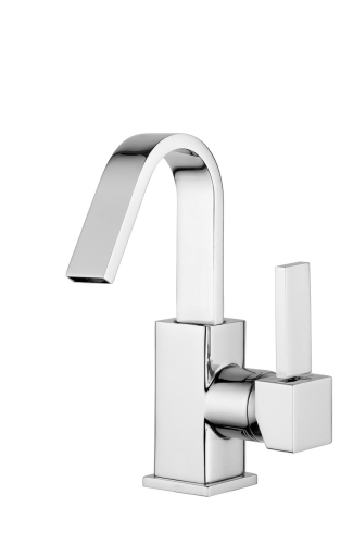 Bugnatese Inside Bidet csaptelep leeresztővel tört kifolyóval, matt fekete 9223OP
