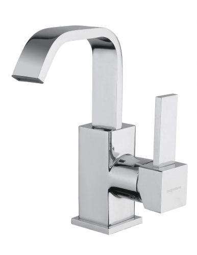 Bugnatese Inside Bidet csaptelep klikk-klakk leeresztővel tört kifolyóval, matt fehér 9223QOP