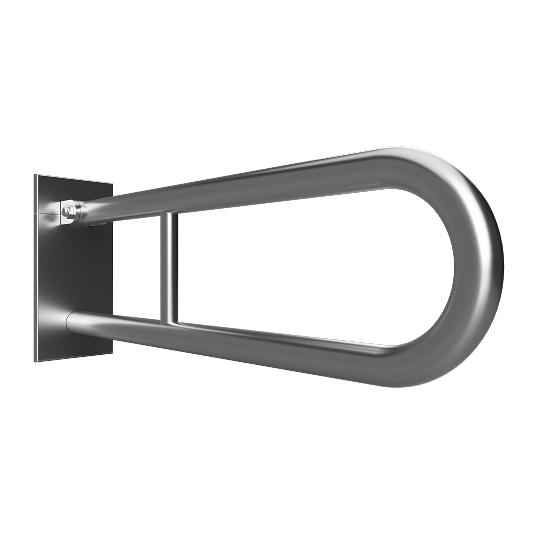 Sapho BEMETA HELP Felhajtható kapaszkodó, U-típus, takaróval, 850mm, matt 301607322