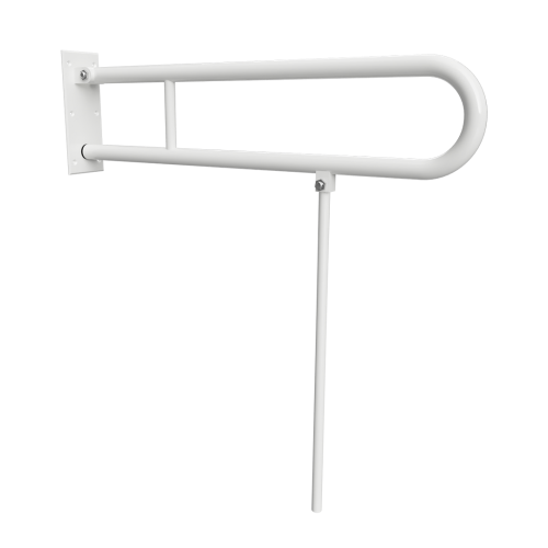 Sapho BEMETA HELP Felhajtható kapaszkodó, U-típus támasztékkal, 750mm, fehér 301606304N