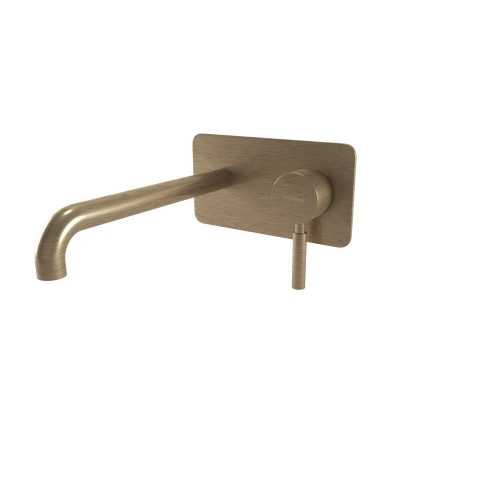 Bugnatese Kobuk Fal alatti mosdócsaptelep 22 cm kifolyóval klikk-klakk leeresztővel, bronz 2247SCBR