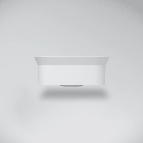 Marmy MARCO 40x40 cm ráültethető öntöttmárvány mosdó, fehér 6 301 70 04 10 18 (K)