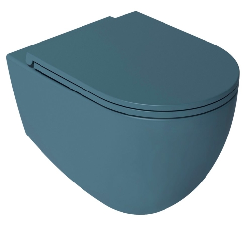 Sapho ISVEA INFINITY SLIM WC-ülőke, soft close, benzin zöld 40KF0545I-S