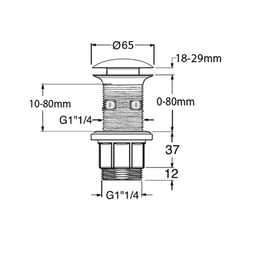 Sapho FORMIGO beton mosdó, 47,5x14x36,5cm, homok FG013