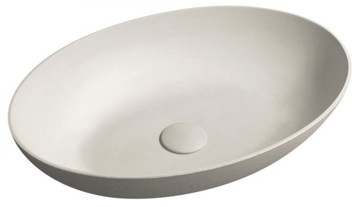 Sapho FORMIGO beton mosdó, 60x14,5x40cm, homok FG023