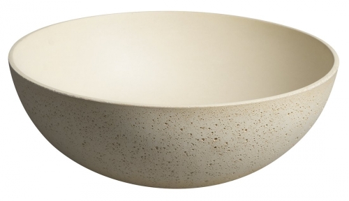 Sapho FORMIGO beton mosdó, átm:39cm, sárga FG037