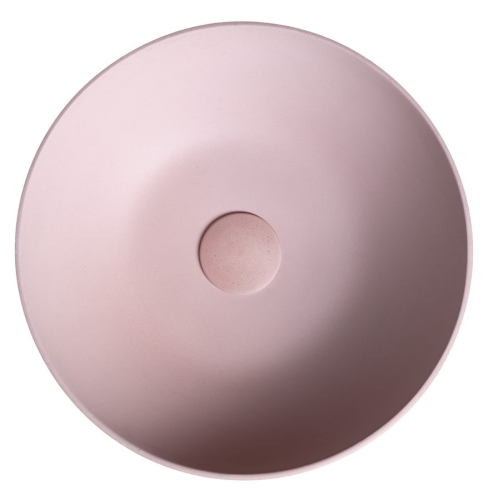 Sapho FORMIGO beton mosdó, átm:39cm, rózsaszín FG035