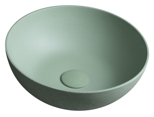 Sapho FORMIGO beton mosdó, átm:39cm, zöld FG038