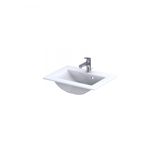Roltechnik Silver 60x45 cm öntött műmárvány mosdó UME-SI-60-92