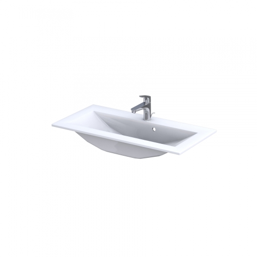 Roltechnik Silver 90x45 cm öntött műmárvány mosdó UME-SI-90-92
