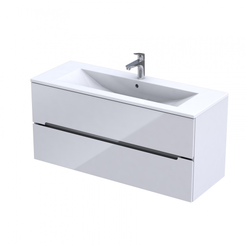 Roltechnik Silver 120x45 cm öntött műmárvány mosdó UME-SI-120-92