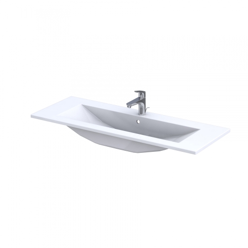 Roltechnik Silver 120x45 cm öntött műmárvány mosdó UME-SI-120-92