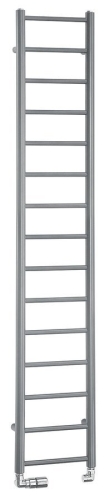 Sapho DINA fürdőszobai radiátor, 300x1740mm, 335W, metál ezüst IR366