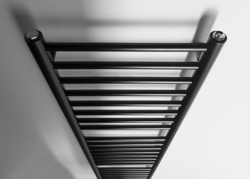Sapho DINA fürdőszobai radiátor, 400x1560mm, 477W, matt fekete IR374B
