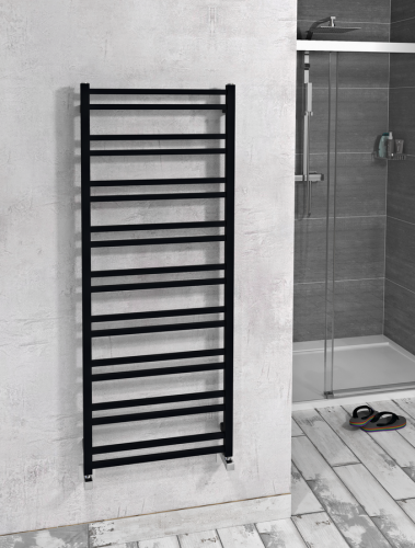 Sapho METRO DOS 550x1430mm fürdőszobai radiátor, matt fekete IR430
