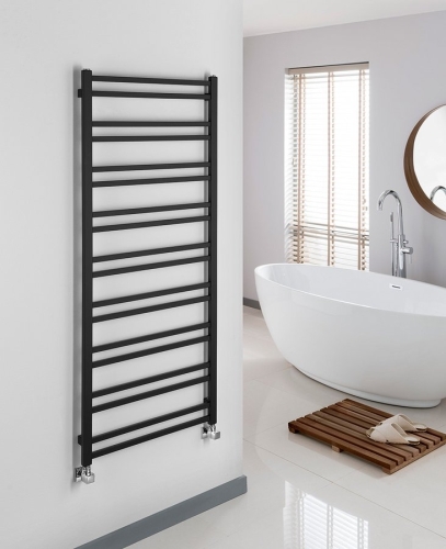Sapho METRO DOS 550x1430mm fürdőszobai radiátor, matt fekete IR430