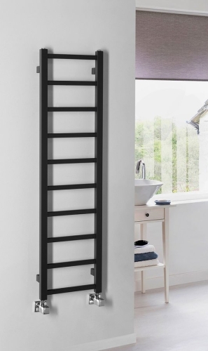 Sapho METRO LIGHT 300x1140mm fürdőszobai radiátor, matt fekete IR444