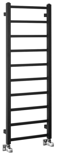 Sapho METRO LIGHT 400x1140mm fürdőszobai radiátor, matt fekete IR445