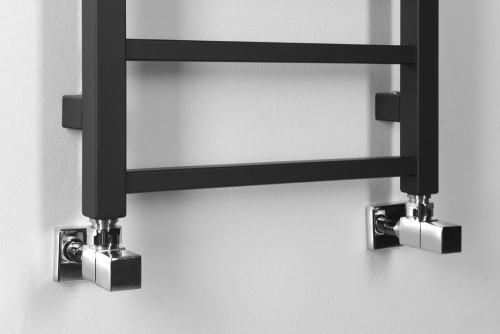 Sapho METRO LIGHT 400x1140mm fürdőszobai radiátor, matt fekete IR445
